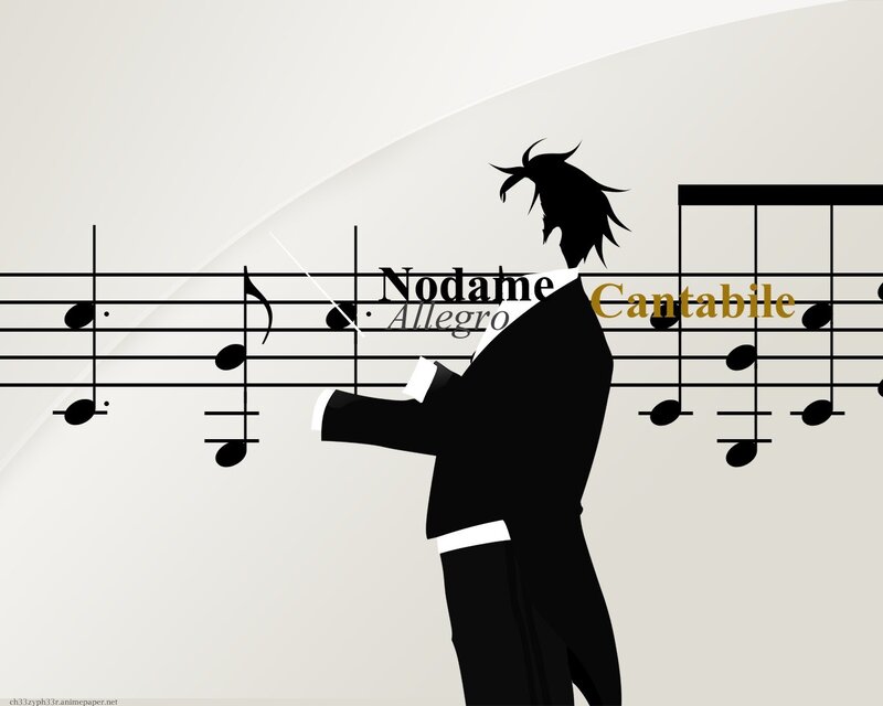 Conductor with sheet music