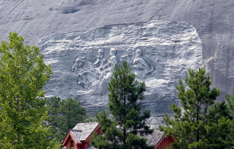 Confederate Memorial Carving
