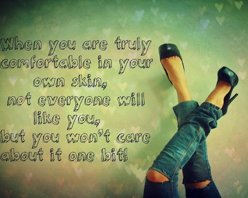confidence quote with legs