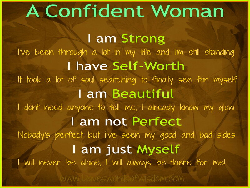 Confident Woman Affirmation