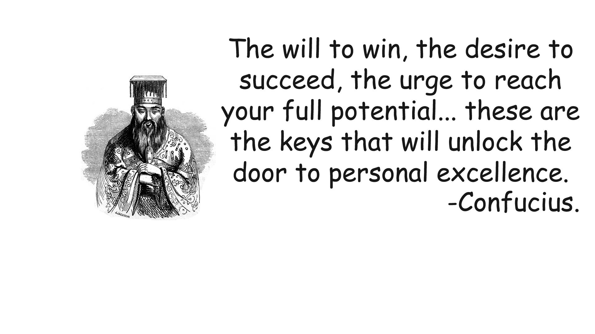 Confucius quote on excellence