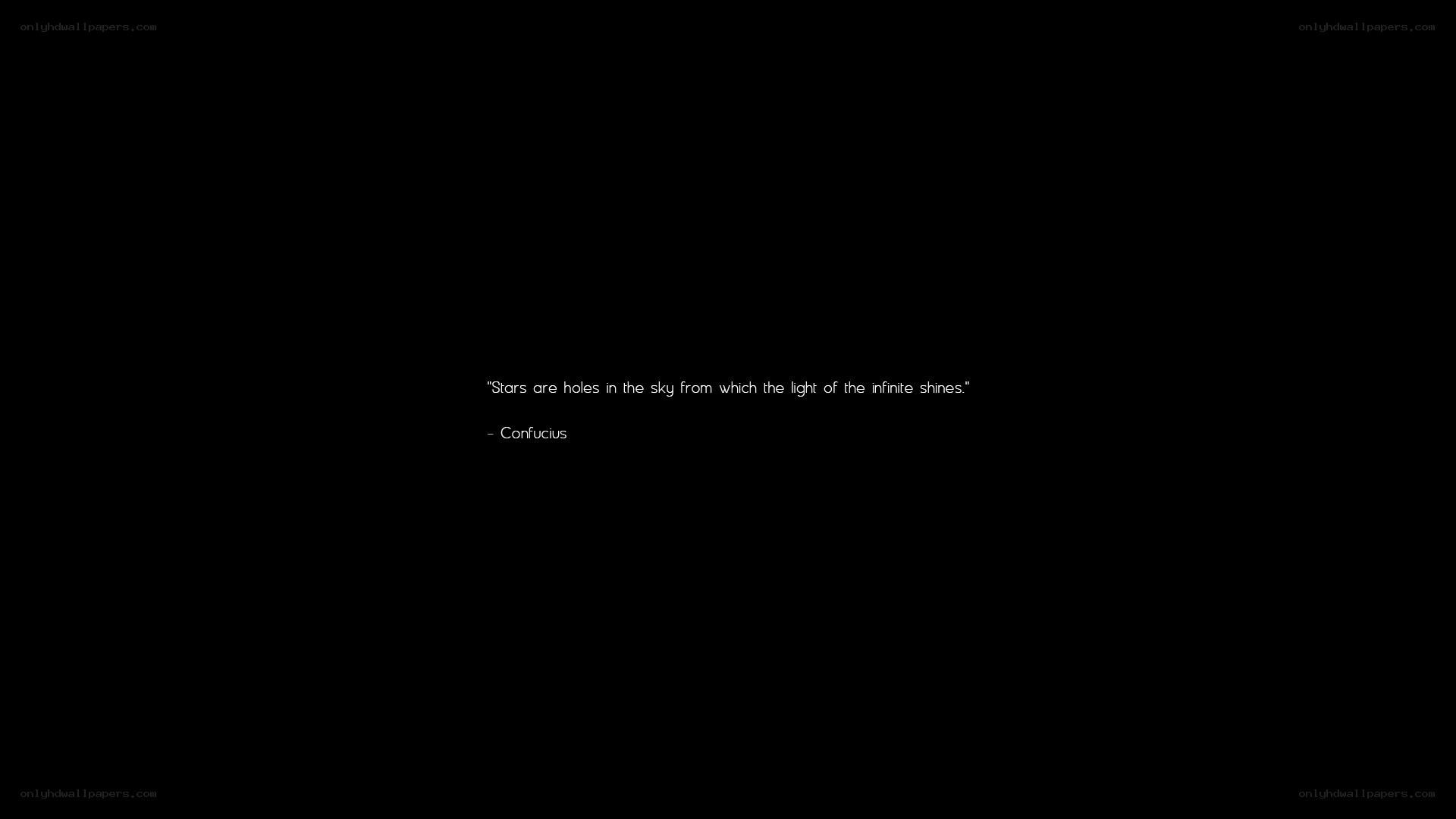 Confucius quote on stars