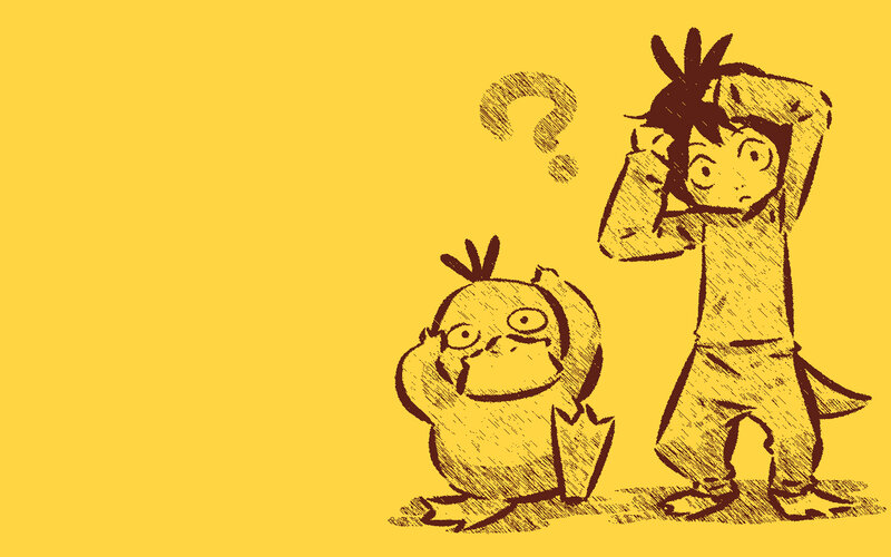 confused characters illustration