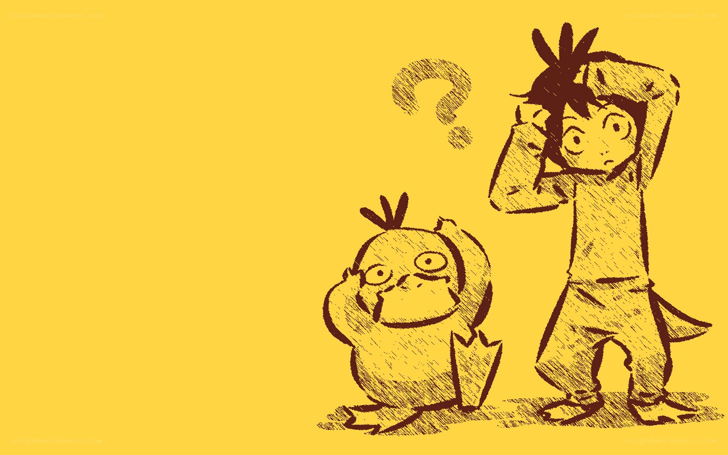 confused characters illustration