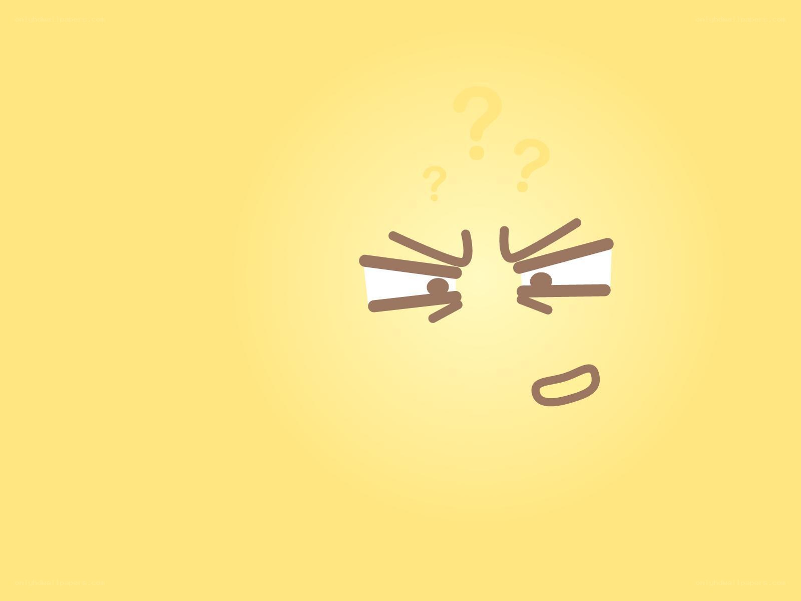 confused face with question marks