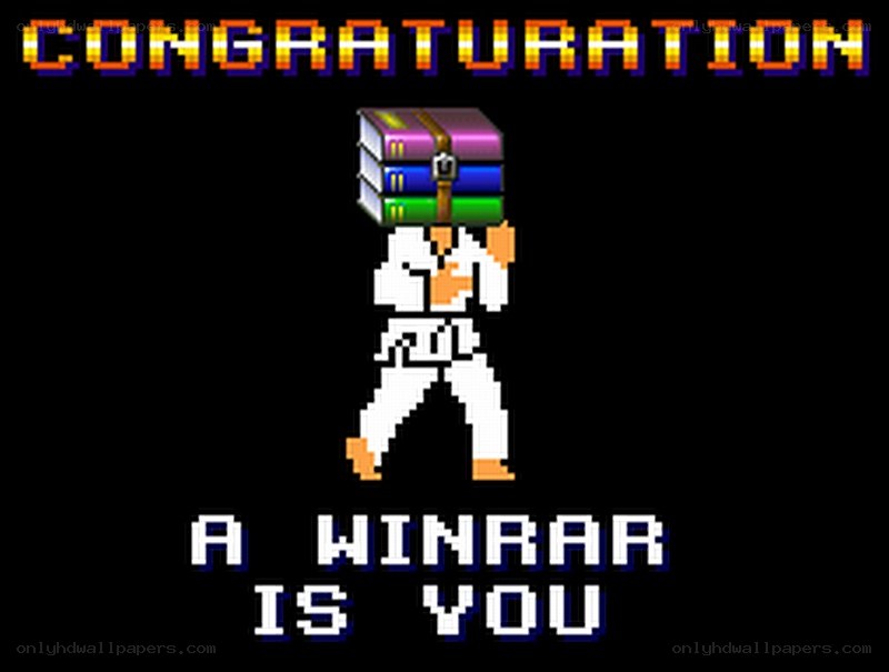Congratulatory game screen