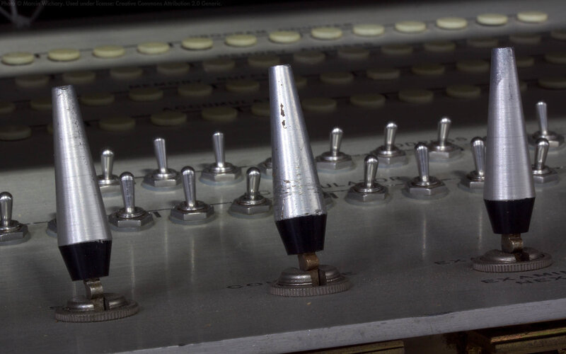 Conical Knobs on Control Panel