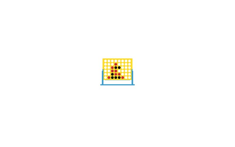 Connect Four Game Board — Yellow