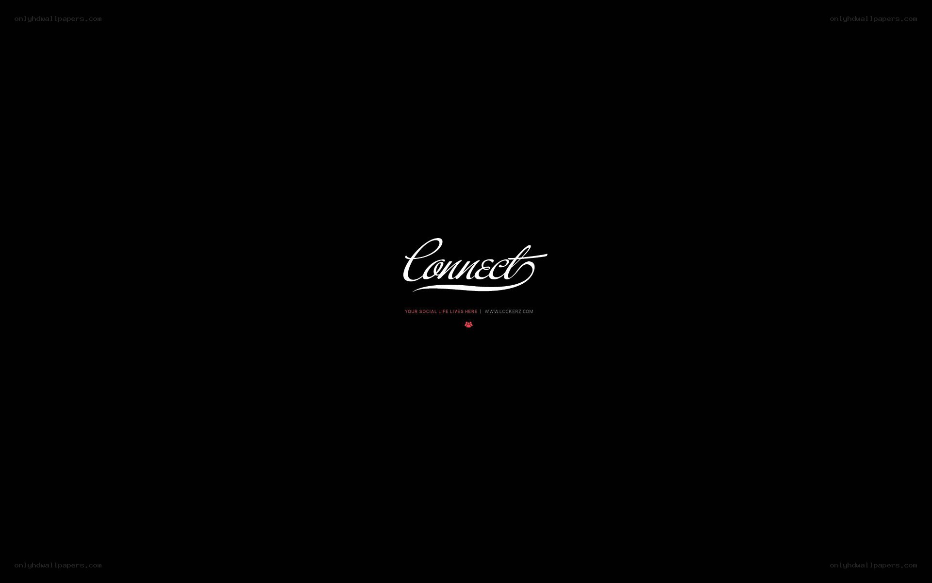 Connect logo on black background