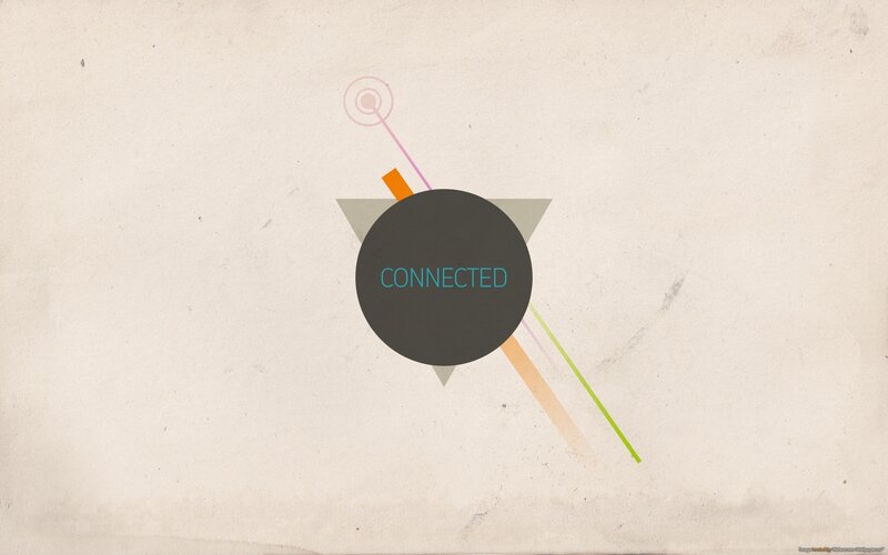 Connected abstract design