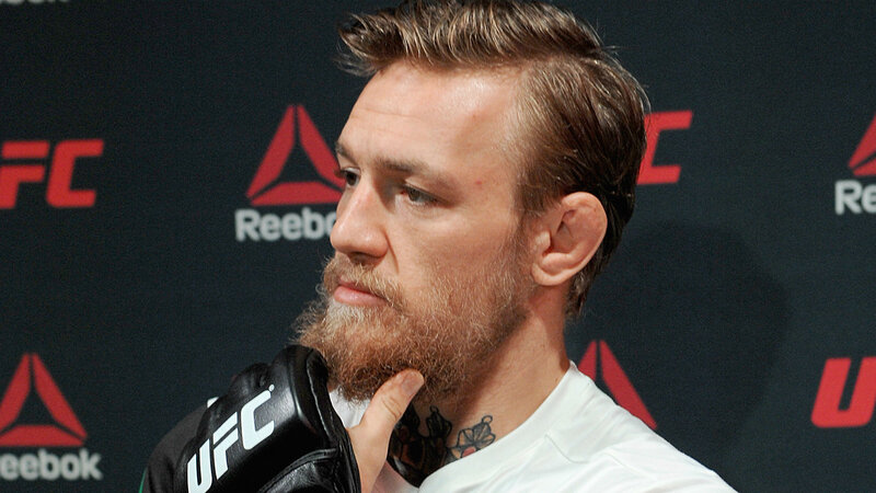 Conor McGregor at press event
