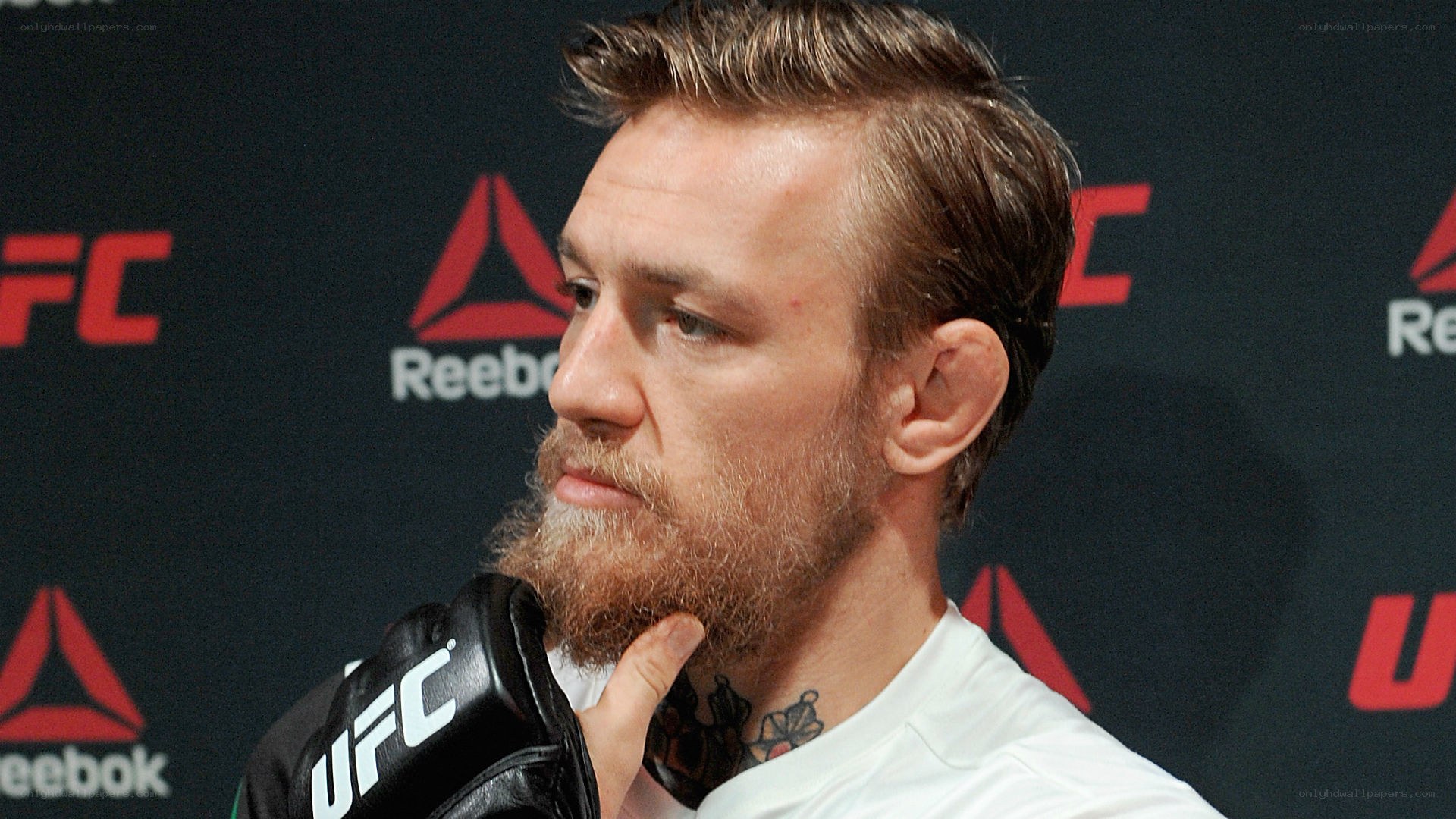 Conor McGregor at press event