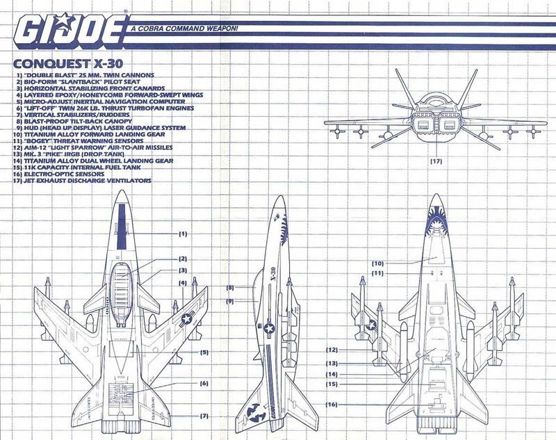 Conquest X-30 technical schematic