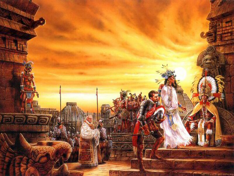 Conquistador and Indigenous Leaders