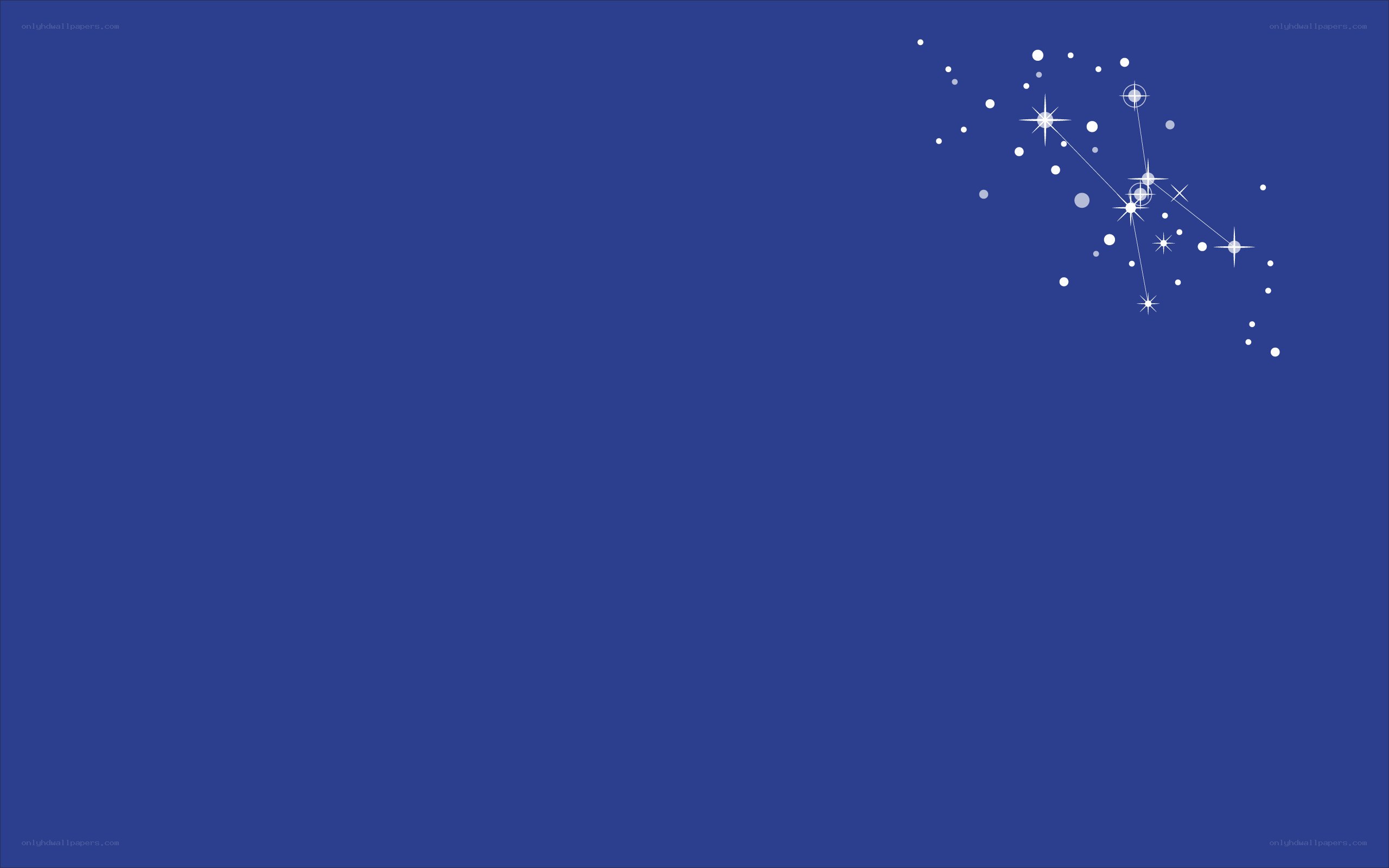 constellation in the night sky