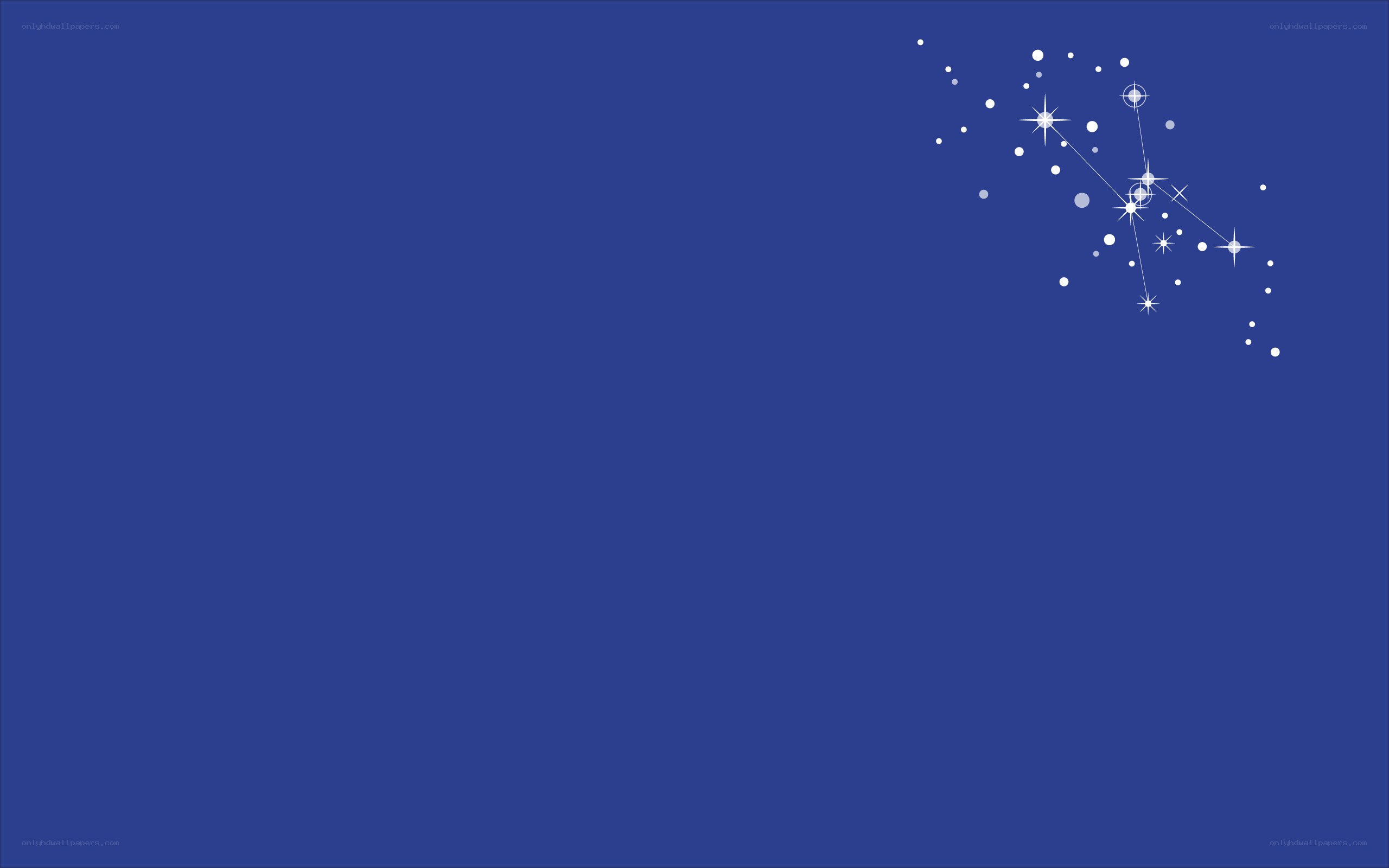 constellation in the night sky