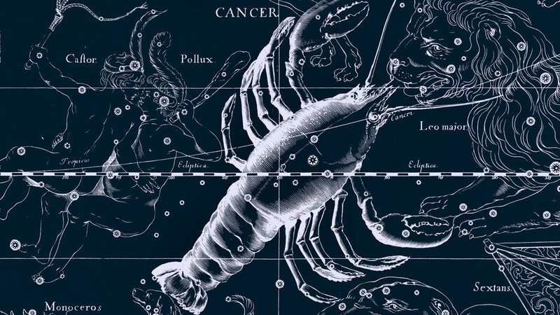 Constellation Map with Crab