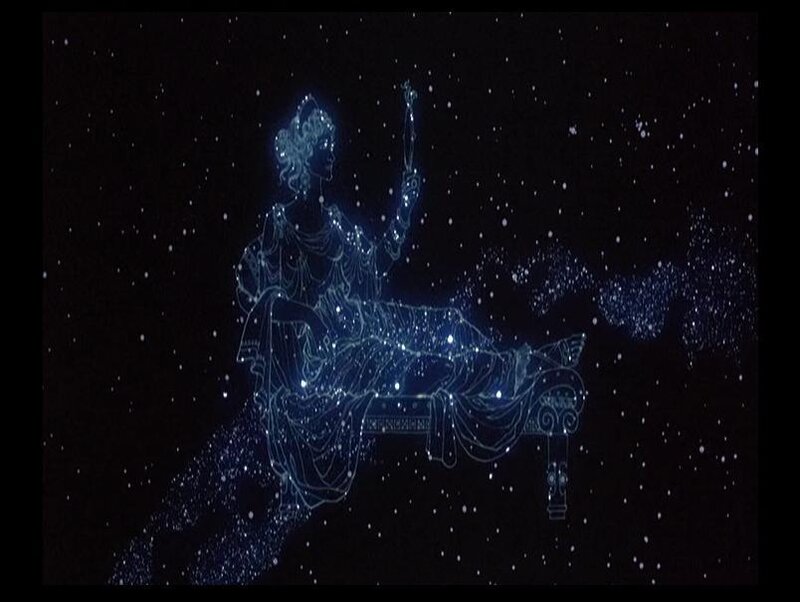 constellation of a seated figure