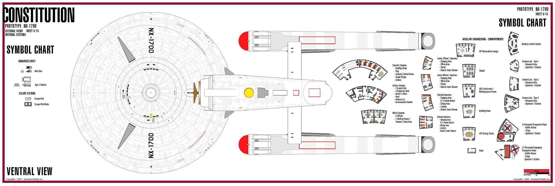 Constitution-class starship blueprint