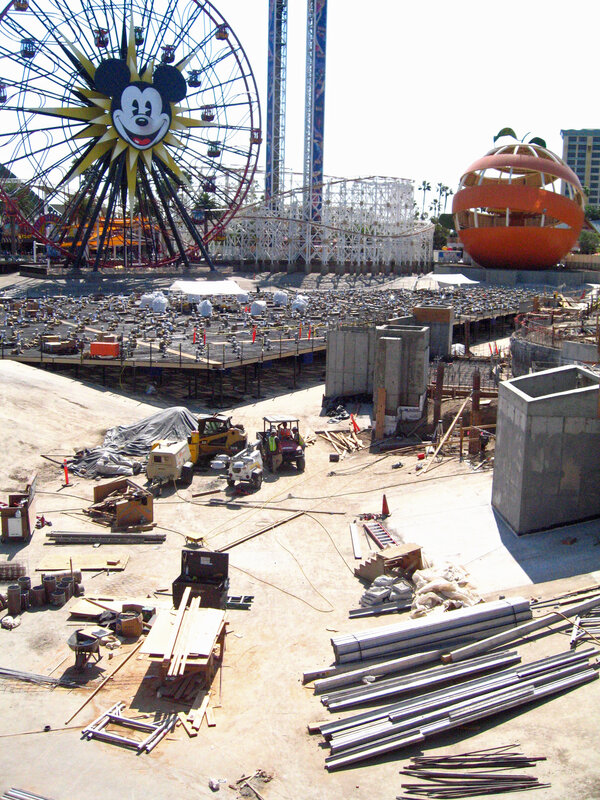 Construction at Disney's California Adventure