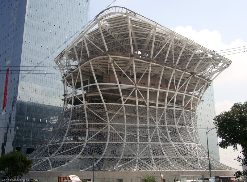 Construction of a modern building