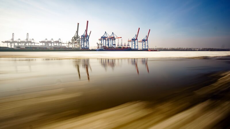 Container Cranes at Port