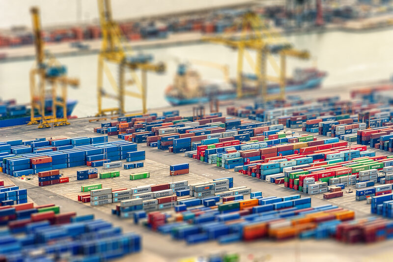 Container Yard at Port