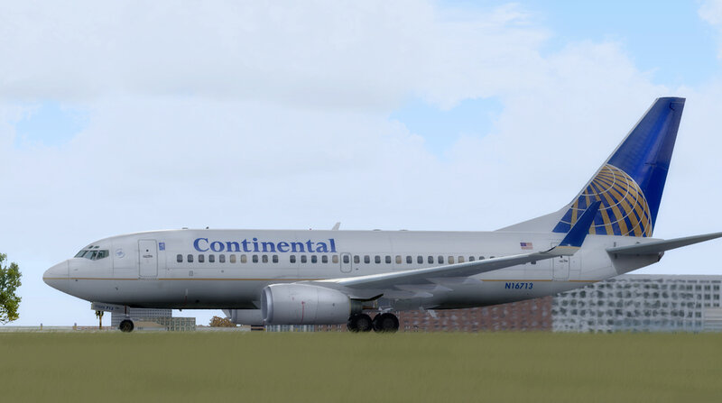 Continental Airlines Boeing 737