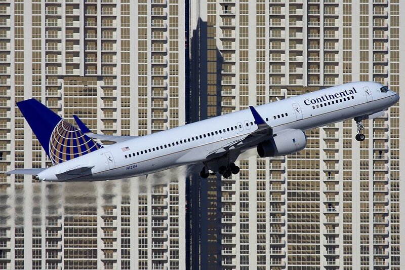 Continental Airlines Plane