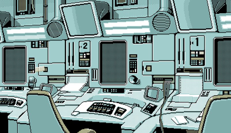 Control Room Console — Teal