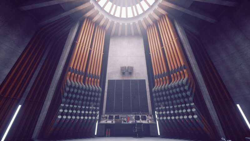 Control Room with Pipes