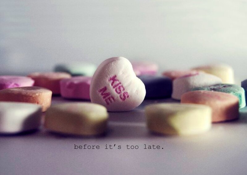 Conversation Hearts — White