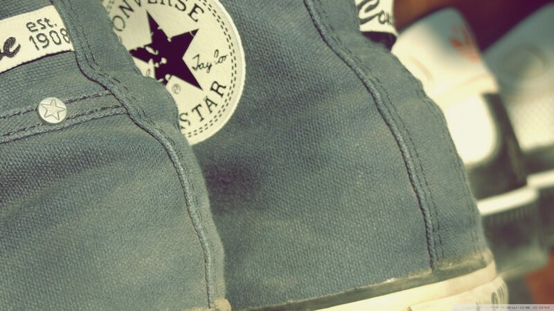 Converse sneakers close-up