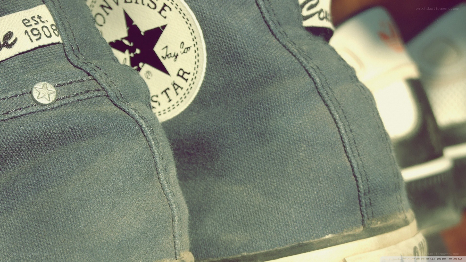 Converse sneakers close-up