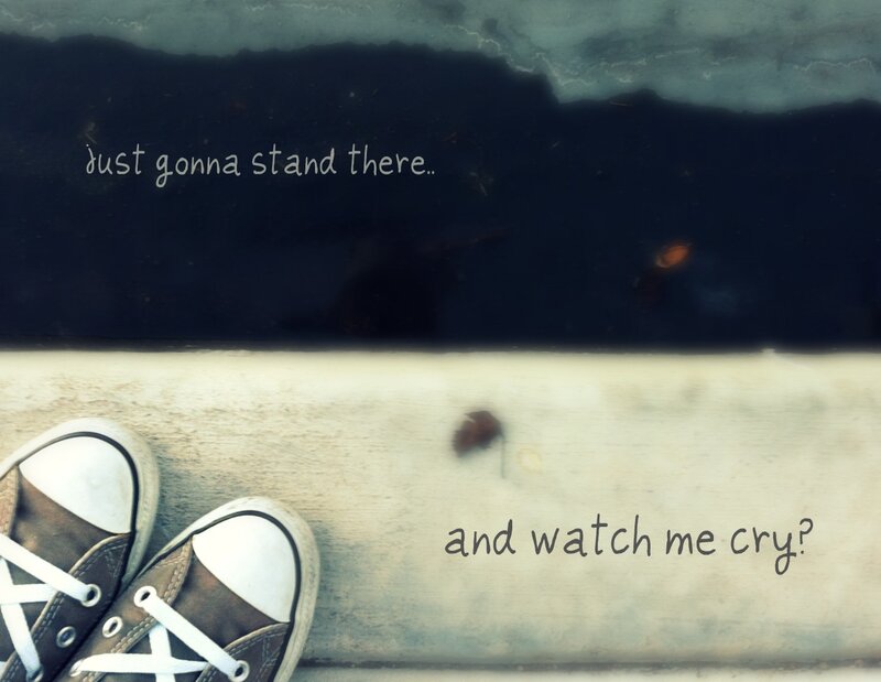 Converse Sneakers on Pavement