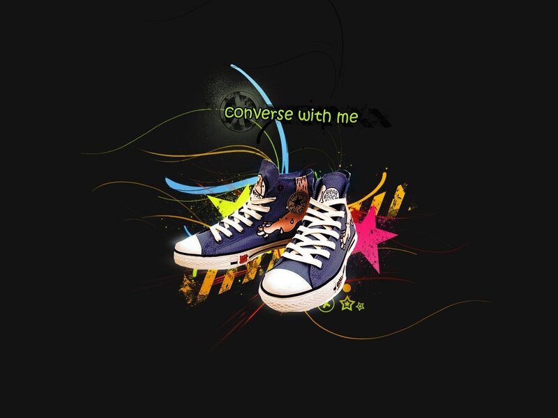 Converse sneakers with graphics