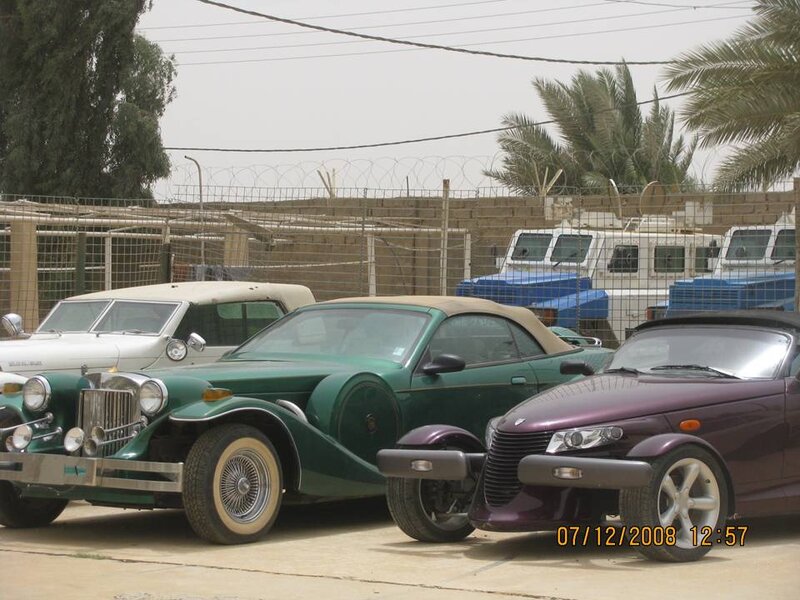 Convertible Cars in Parking