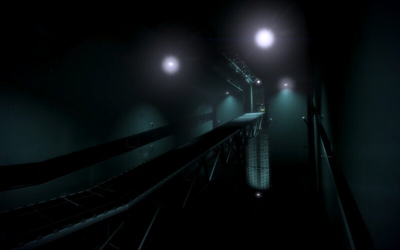 Conveyor Belt in Tunnel
