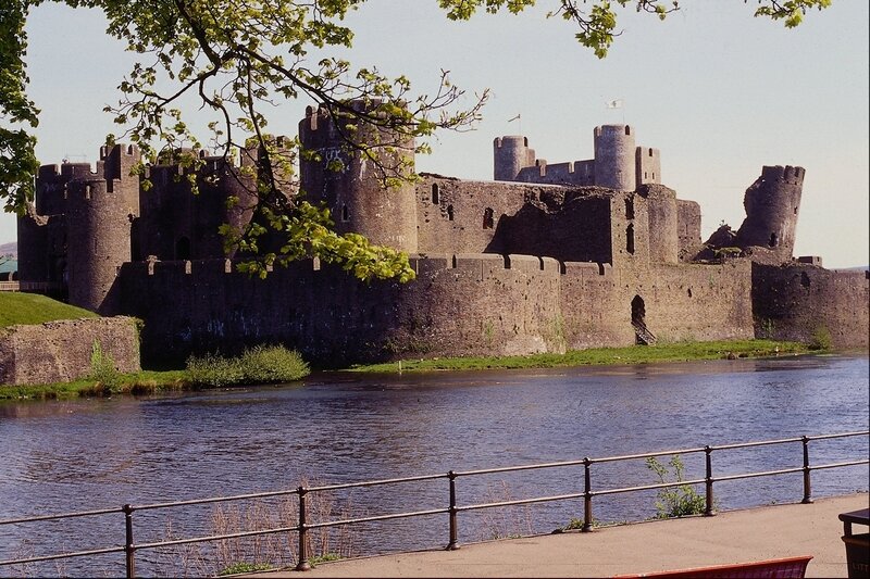 Conwy Castle by the river