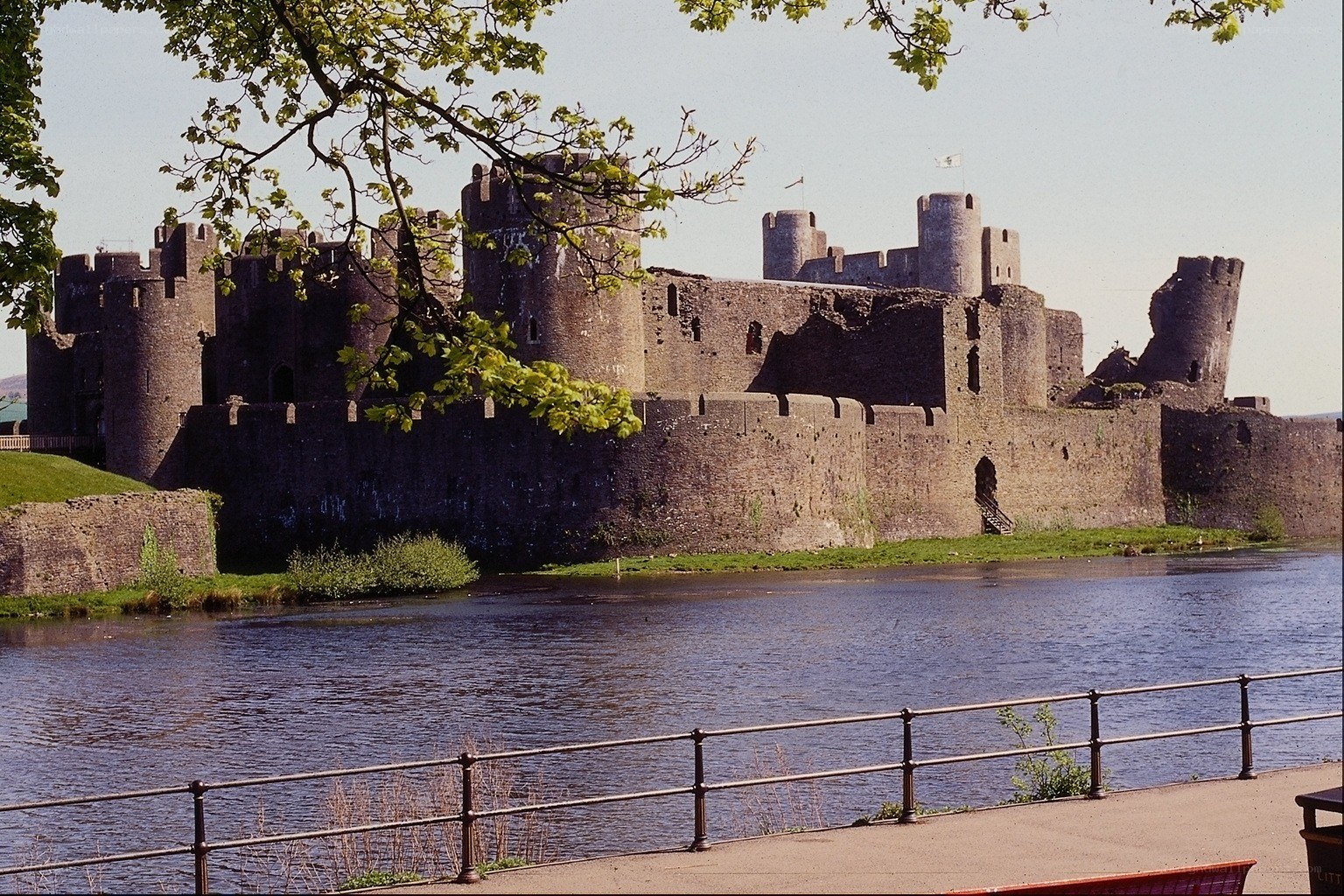 Conwy Castle by the river