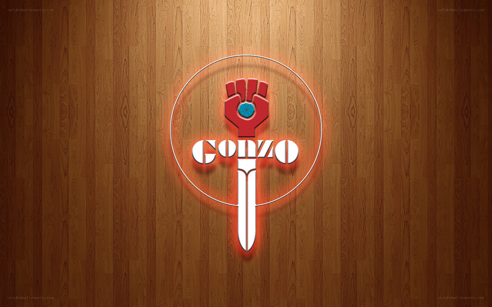 Conzo logo on wood
