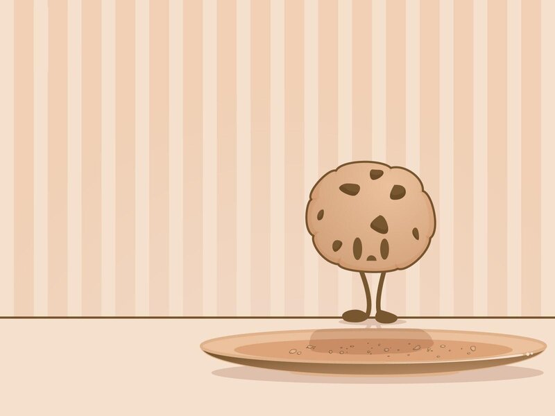 cookie character on a plate