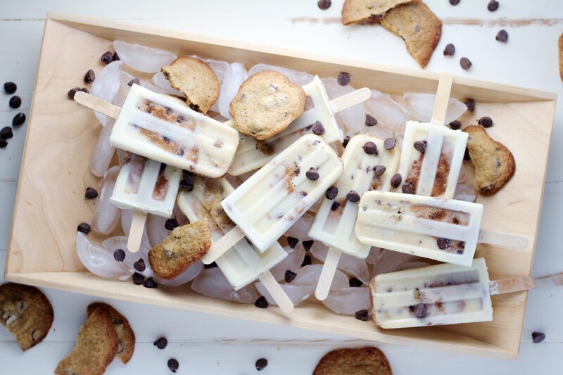 Cookie Dough Popsicles