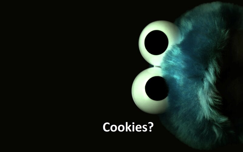 Cookie Monster asks about cookies