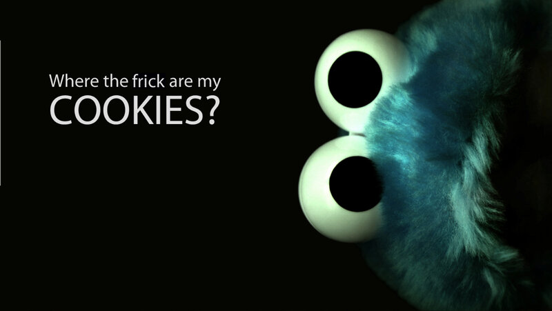 Cookie Monster asks for cookies