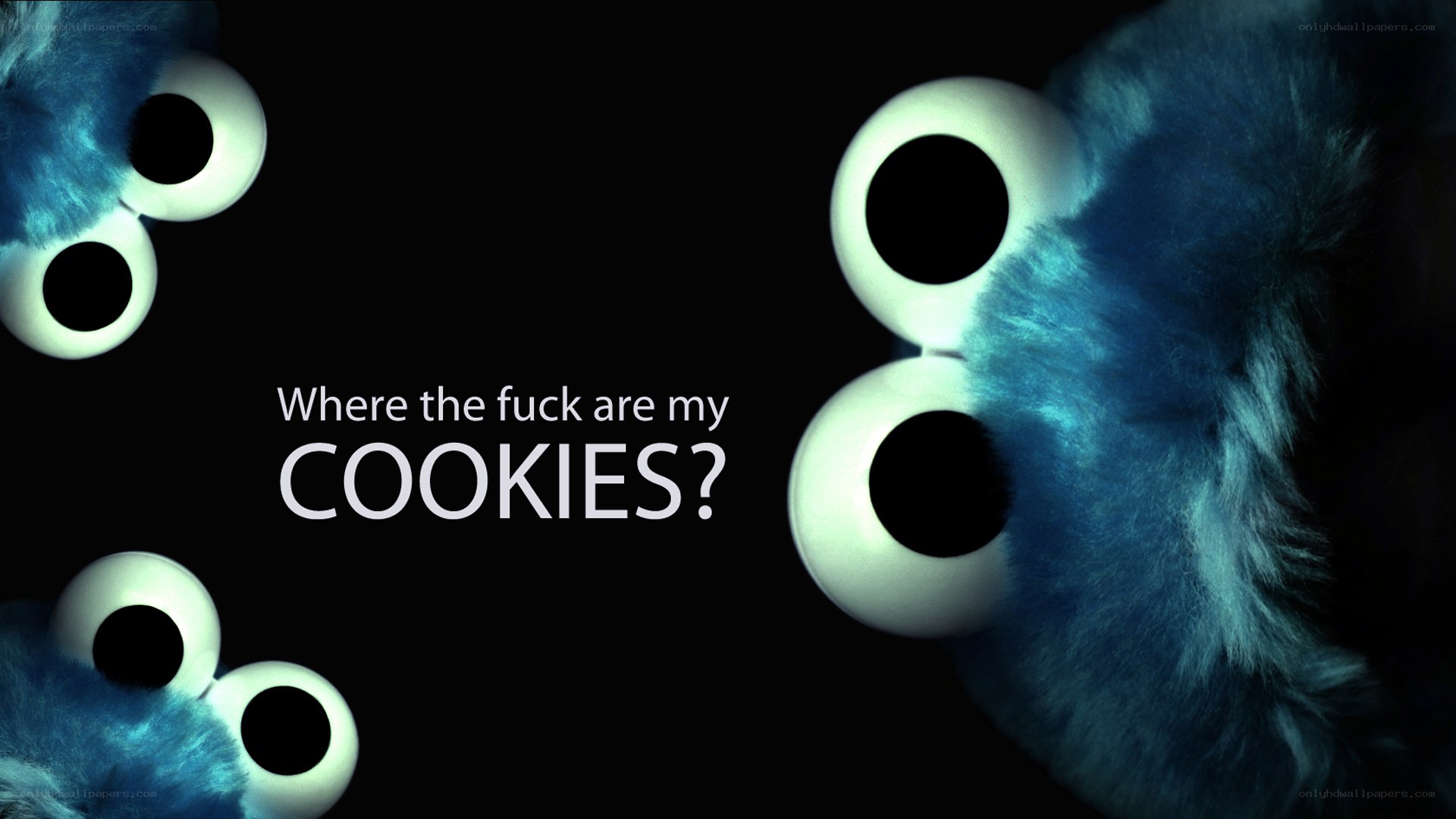 Cookie Monster asks for cookies