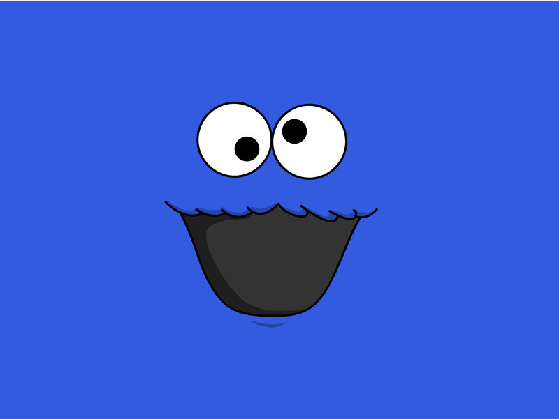 Cookie Monster face