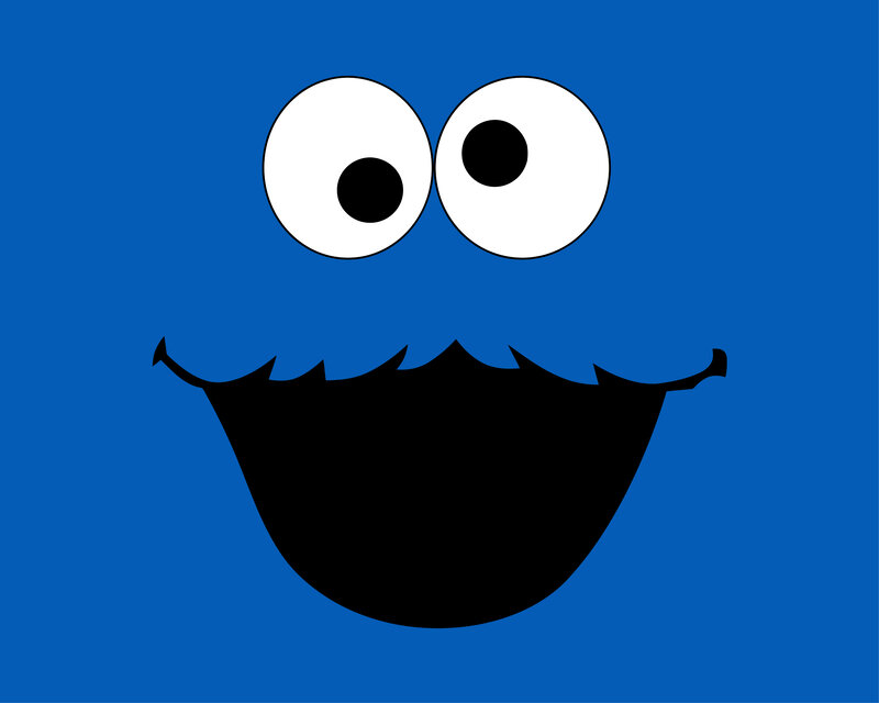 Cookie Monster face