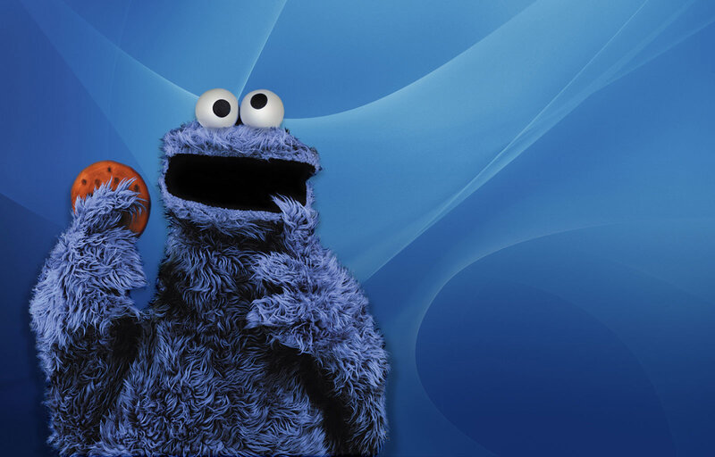 Cookie Monster with cookie