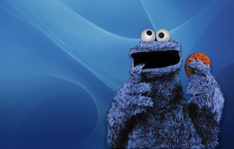 Cookie Monster with cookie